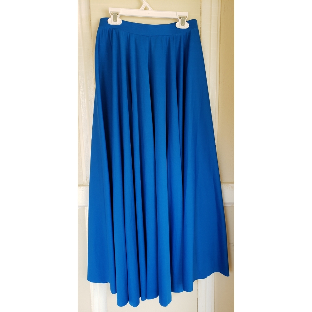 Body Wrappers Long Blue Skirt